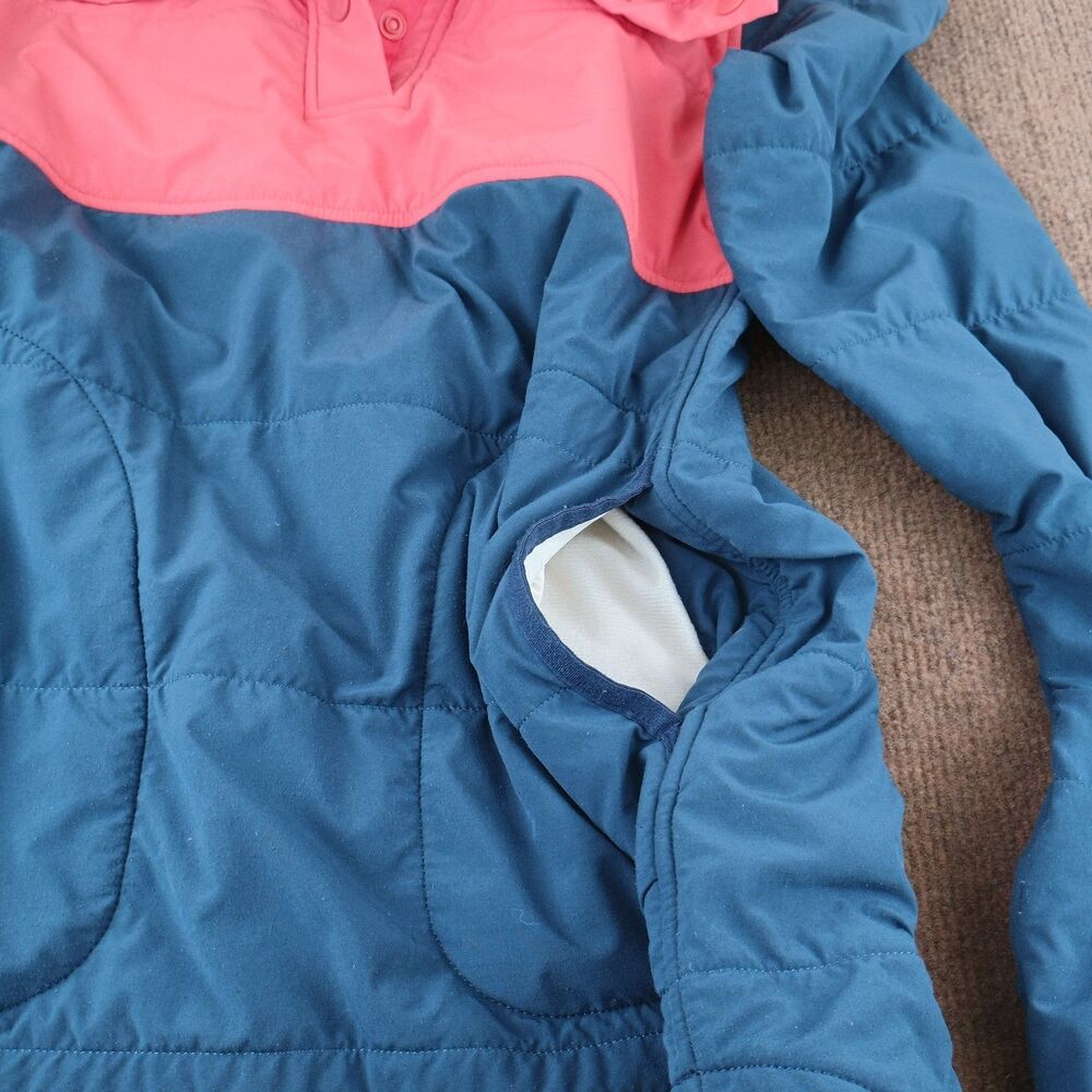 The North Face Women's Mountain Sweatshirt Pullover XS Q-Snap Spiced Coral Multi - Picture 15 of 16